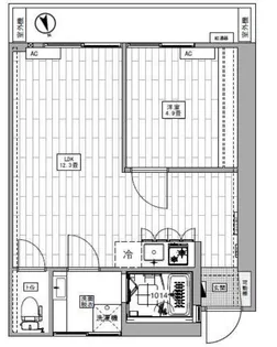 東京都世田谷区北沢4丁目【マンション】の間取り