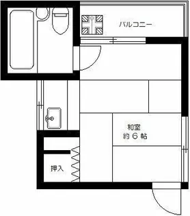 東京都世田谷区羽根木1丁目【アパート】の間取り