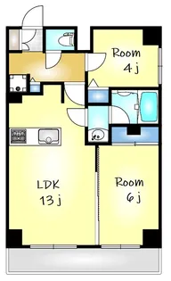 東京都中野区南台2丁目【マンション】の間取り