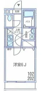 東京都杉並区堀ノ内2丁目【アパート】の間取り