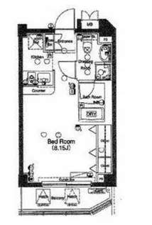 CYNTHIA FOUR−D DAITABASHI【2階】の間取り
