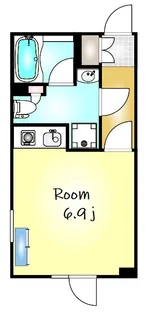 東京都渋谷区代々木4丁目【マンション】の間取り