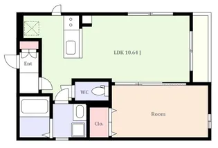 東京都世田谷区太子堂3丁目【マンション】の間取り