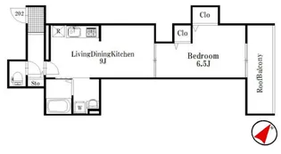 東京都渋谷区笹塚3丁目【アパート】の間取り