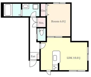 東京都目黒区八雲1丁目【マンション】の間取り