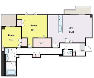 レジデンス青葉台【1階】の間取り