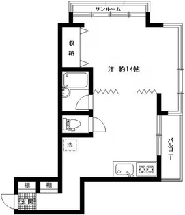東京都杉並区高円寺南2丁目【マンション】の間取り