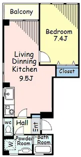 メゾン・ド・セリュリエ【2階】の間取り