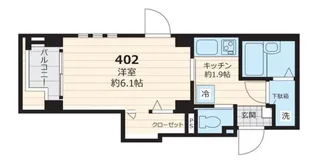 プロスペリティ赤堤【4階】の間取り