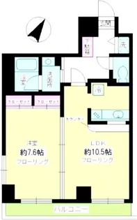 クレール目黒【3階】の間取り