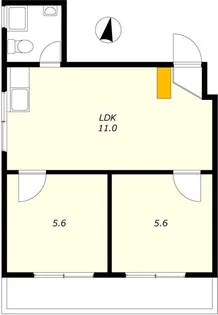 東京都世田谷区北沢4丁目【マンション】の間取り
