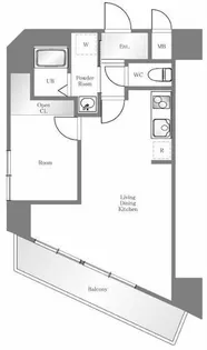 東京都渋谷区恵比寿西1丁目【マンション】の間取り