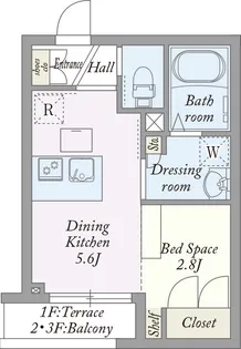 My Style vintage 渋谷本町【1階】の間取り