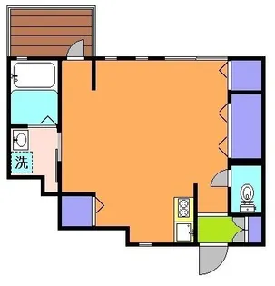 東京都世田谷区代沢4丁目【アパート】の間取り