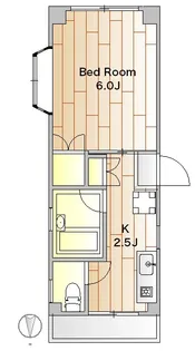 小柳ハイツ【1階】の間取り