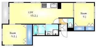 ハウス北参道【2階】の間取り