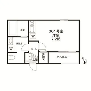 東京都目黒区目黒3丁目【マンション】の間取り