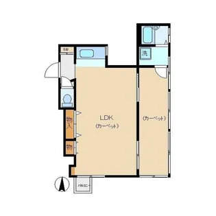 東京都中野区本町2丁目【マンション】の間取り