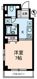 東京都目黒区東山3丁目【マンション】の間取り