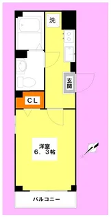 東京都渋谷区代々木5丁目【マンション】の間取り