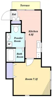 アレグリーア【1階】の間取り