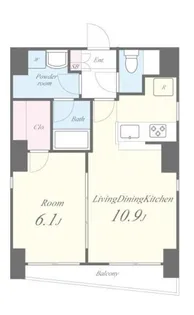 東京都世田谷区経堂1丁目【マンション】の間取り