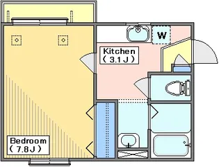 東京都大田区田園調布1丁目【マンション】の間取り
