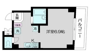 東京都世田谷区上馬5丁目【マンション】の間取り