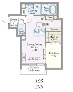 My style vintage世田谷松原【1階】の間取り