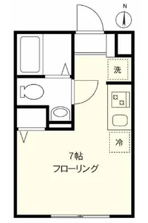 メゾンボヌール新中野【1階】の間取り