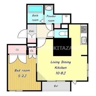 パークフロント代々木【2階】の間取り
