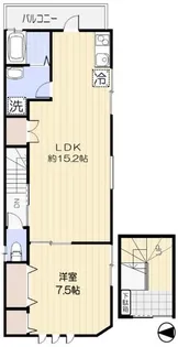 東京都世田谷区桜上水5丁目【アパート】の間取り