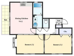 上野毛シャンテ【1階】の間取り
