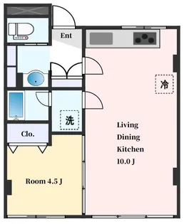 東京都目黒区平町1丁目【マンション】の間取り