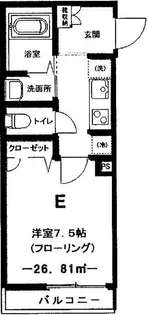 東京都目黒区下目黒4丁目【マンション】の間取り