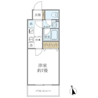 東京都小金井市貫井北町3丁目【マンション】の間取り