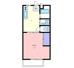 ジュネスコート【1階】の間取り