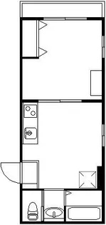 AKマンションⅡ【1階】の間取り