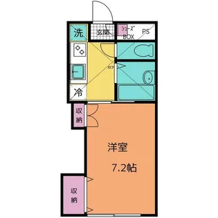 ドームアサヒ【2階】の間取り