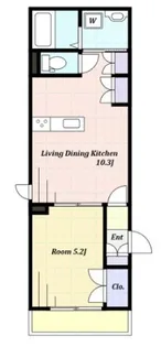 クレシア【1階】の間取り