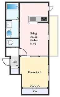 シュヴァルブラン【1階】の間取り
