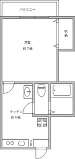 第五日向ハイツ【2階】の間取り