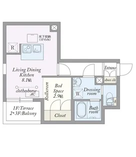 My Style vintage 永福町【205号室】の間取り