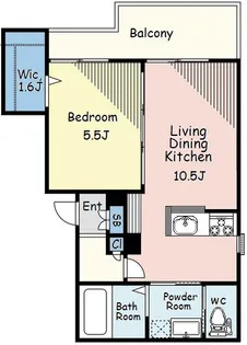 メゾンヴィルドミール【3階】の間取り