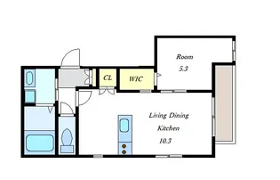 ルロワ経堂【2階】の間取り