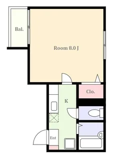ロイヤルコート【2階】の間取り