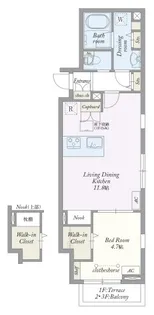 My Style vintage 世田谷弦巻【3階】の間取り