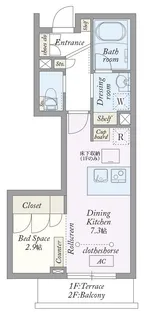 My Style vintage 世田谷弦巻【1階】の間取り