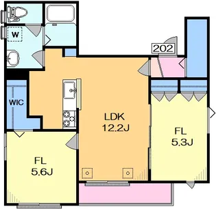 プレジール駒澤大学【2階】の間取り