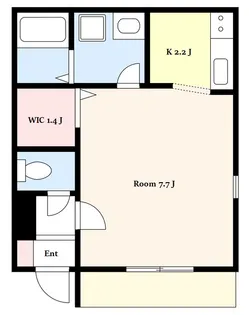 ヴィバブル碑文谷【1階】の間取り